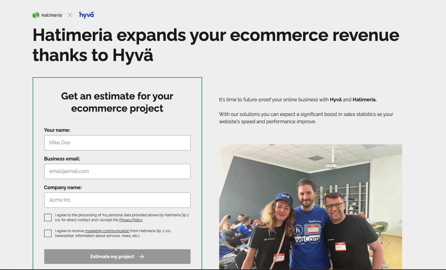 Hatimeria expands your ecommerce revenue thanks to Hyva