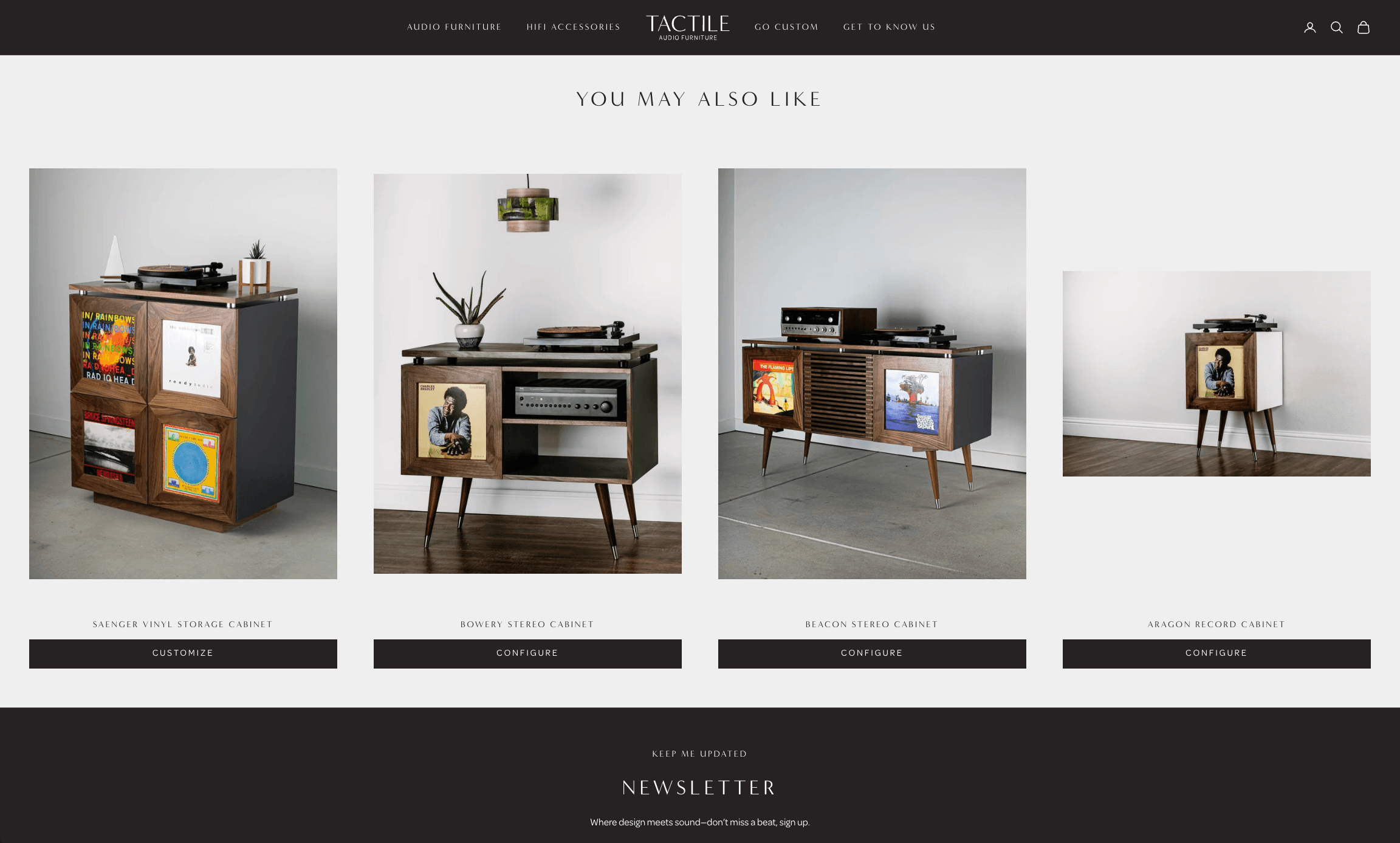 Tactile Audio Furniture